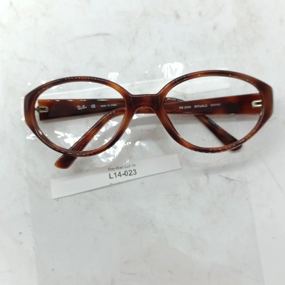 Ray-Ban RB2034 Rituals W3065 Tortoise Oval Cat-Eye Eyeglasses Frames Only 23